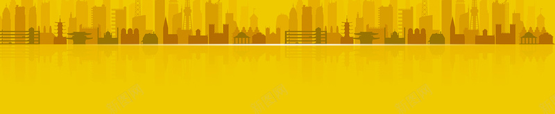 黄色城市剪影背景jpg设计背景_新图网 https://ixintu.com 城市 剪影 大脑 拼图 手掌 召唤 号召 黄色 卡通 智力 思想
