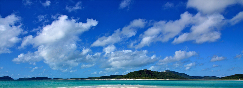海岛jpg设计背景_新图网 https://ixintu.com 沙滩 海 海岛小船 海岛风 海报banner 淘宝素材 白云 纹理 蓝天 质感