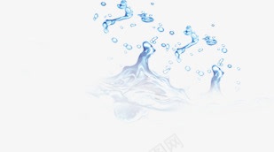 创意合成蓝色的水花效果png免抠素材_新图网 https://ixintu.com 创意 合成 蓝色 水花 效果