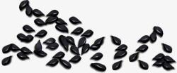 黑芝麻煳黑芝麻粒散粒高清图片