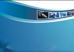 工程线条蓝色封面背景素材高清图片