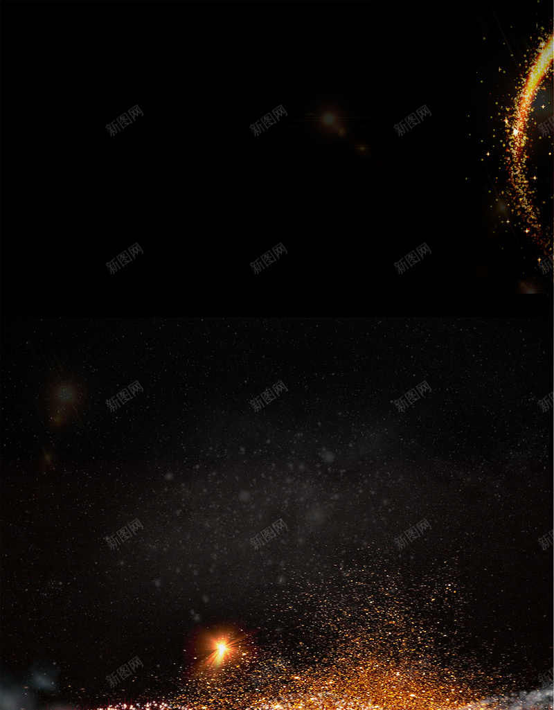 大气金色商务海报背影模板psd设计背景_新图网 https://ixintu.com 书法字体 惠动全城 提前放价 金色背景 大气 漂浮的粒子 海报背景 星光
