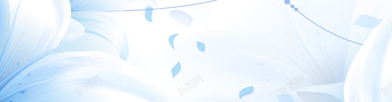 淘宝背景图psd设计背景_新图网 https://ixintu.com 海报banner 浅色系 卡通 童趣 花瓣 手绘