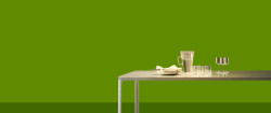 餐桌装饰图片绿色家居背景高清图片