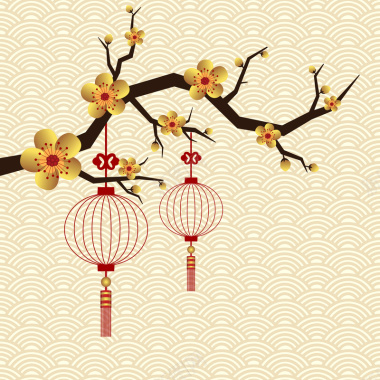 中国风的元宵节海报素材背景背景