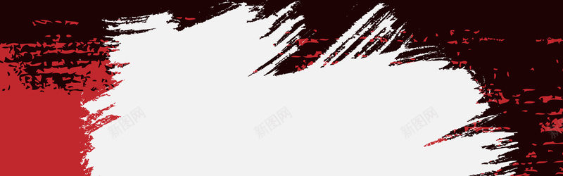抽象笔刷背景jpg设计背景_新图网 https://ixintu.com 抽象 笔触 笔刷 banner 海报banner 大红色黑色 质感 纹理