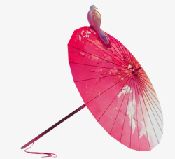 小伞古风的小红伞高清图片