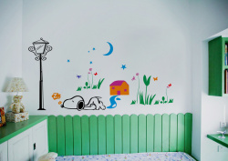 儿童房手绘儿童房卡通海报背景素材高清图片