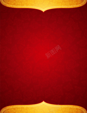 红色花纹节日背景素材背景
