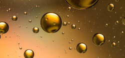 金黄色水滴水滴质感背景装饰高清图片