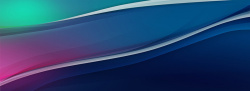 五彩扁平化流线型炫光banner背景