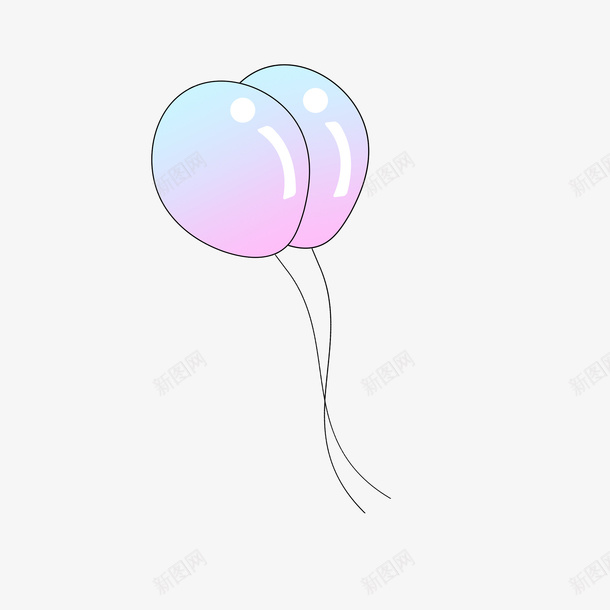 六一儿童节彩色气球png免抠素材_新图网 https://ixintu.com 六一 装饰 气球 儿童