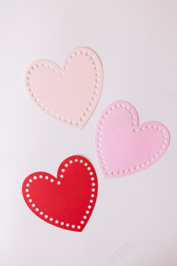 情人节卡片免抠红色背景卡片粉色情人节纸形状高清图片