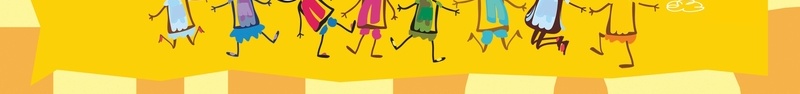 黄色卡通童趣背景psd设计背景_新图网 https://ixintu.com 黄色 卡通 童趣 曲线 卡通人物 礼盒 手绘