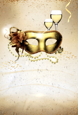 金色面罩金碧辉煌的高端娱乐会所背景素材高清图片