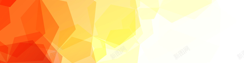 黄色大气几何抽象图案背景banner背景
