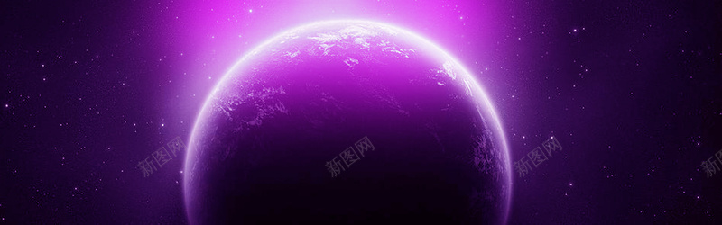 紫色地球背景背景