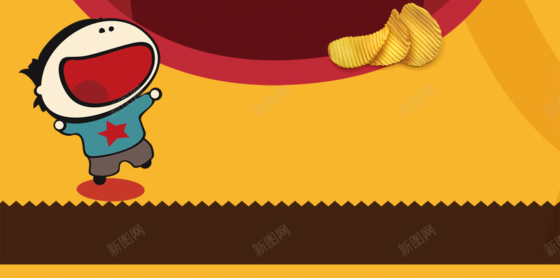 卡通零食广告背景素材psd设计背景_新图网 https://ixintu.com 卡通 广告 橙色 素材 背景 零食 可爱 儿童节