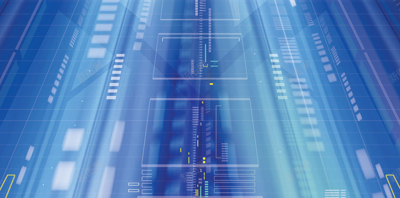 光线放射科技感H5背景jpg设计背景_新图网 https://ixintu.com 光线放射 科技感 科幻 科技 蓝色 商务