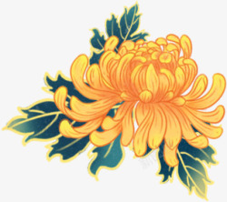 平面古风花素材