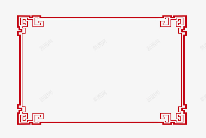 中国风古风简约中式花纹边框装饰png免抠素材_新图网 https://ixintu.com 花纹 中国 国风 古风 简约 中式 边框 装饰