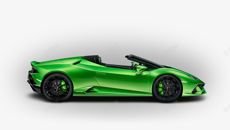 Lamborghini Huracn EVO Spyder汽车png免抠素材_新图网 https://ixintu.com 汽车