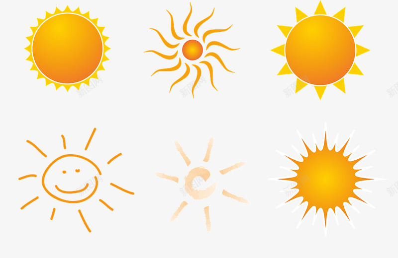 Sun Rays Summer Sunbeam Radiation EisRays点缀png免抠素材_新图网 https://ixintu.com 点缀
