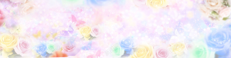 玫瑰花海背景psd设计背景_新图网 https://ixintu.com 玫瑰花 花海 温馨 海报banner 浪漫 梦幻