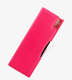 粉红色的笔盒皮的素材