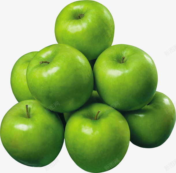 可爱好吃的青苹果png免抠素材_新图网 https://ixintu.com 苹果 绿色 食品 水果