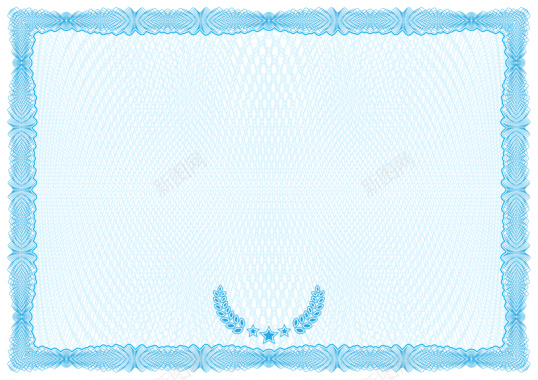 蓝色网纹证件背景素材背景