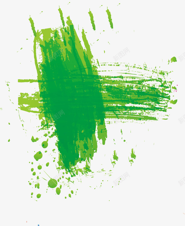绿色水彩墨迹素材png免抠素材_新图网 https://ixintu.com 绿色 水彩 墨迹效果 喷溅 斑点