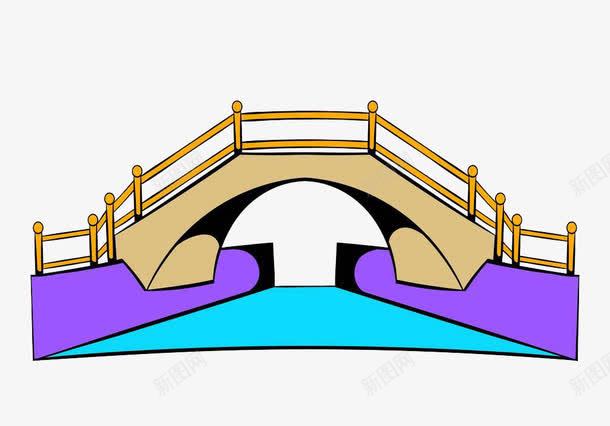 卡通彩色桥素材png免抠素材_新图网 https://ixintu.com 建筑 桥图标 桥线条 桥形状 桥面 扁平化桥 桥建筑图 桥 卡通桥 拱桥
