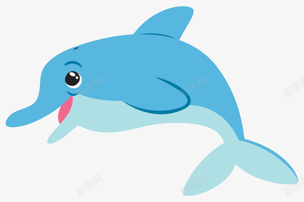 卡通可爱海豚pngpng图片免费下载 素材m Jlopqfblv 新图网