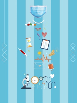 医疗器械海报卡通医生医疗健康海报psd分层背景高清图片