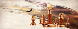 企业决策象棋棋子天空背景高清图片