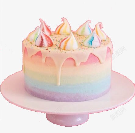 粉色甜蜜蛋糕免扣素材png免抠素材_新图网 https://ixintu.com 可爱 彩色 糖果 蛋糕 甜蜜 粉色