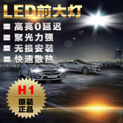 LED大灯LED前大灯车灯主图高清图片