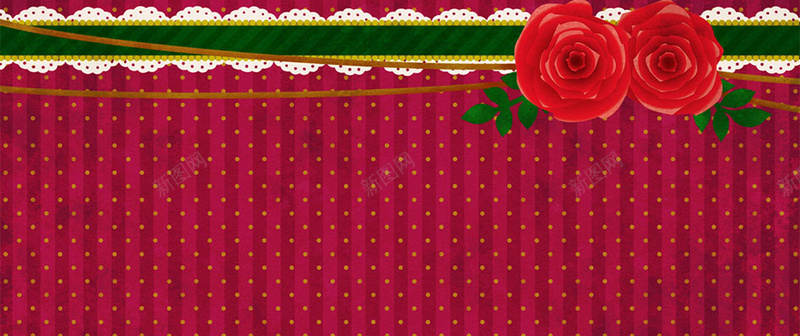 枚红色条纹玫瑰花背景背景