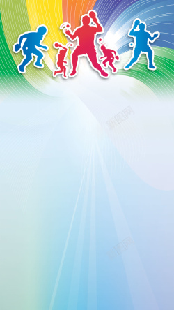 乒乓扁平打乒乓球H5背景高清图片
