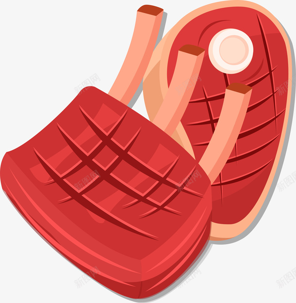 生肉猪肉免抠素材png免抠素材_新图网 https://ixintu.com 猪肉脯 生肉 卡通 美食餐饮 食物 矢量图案