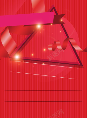 节日条纹红色背景素材背景