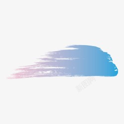 矢量图案素材画笔笔触彩笔素材