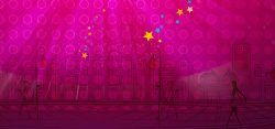 线条购物车紫色时尚背景高清图片