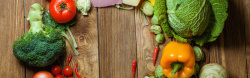 健康清新新鲜蔬果背景高清图片