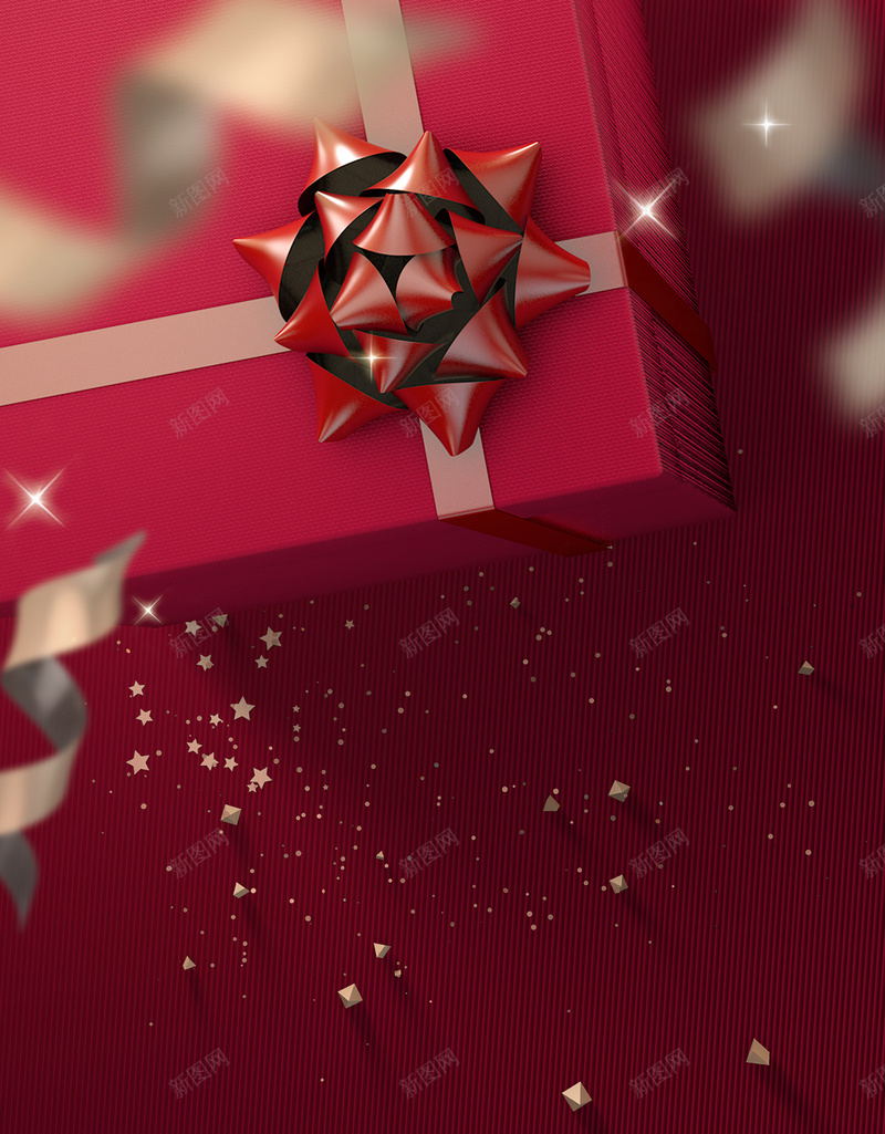 红色圣诞节购物礼物礼品包装盒丝绸浪漫风jpg设计背景_新图网 https://ixintu.com 红色 圣诞节 购物 礼物 礼品 包装盒 丝绸 浪漫风