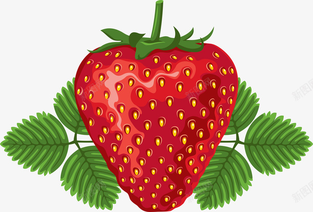 可爱卡通草莓水果食物pngpng免抠素材_新图网 https://ixintu.com 草莓 卡通草莓 立体草莓 水果