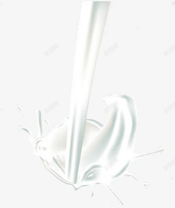 牛奶注入效果图片png免抠素材_新图网 https://ixintu.com 动感 牛奶 喷溅 注入
