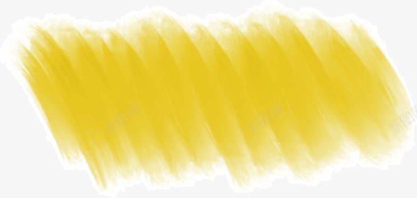 黄色水彩粉刷效果png免抠素材_新图网 https://ixintu.com 矢量png 粉刷 粉刷效果 黄色笔刷 笔刷 水彩笔刷