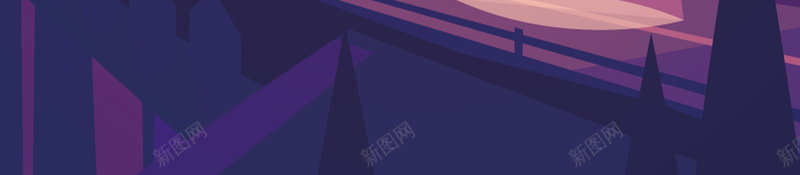 卡通扁平紫色月夜jpg设计背景_新图网 https://ixintu.com 卡通纹理 唯美月亮 城市风景 扁平广告 紫色纹理 城市建筑 设计图片 设计海报